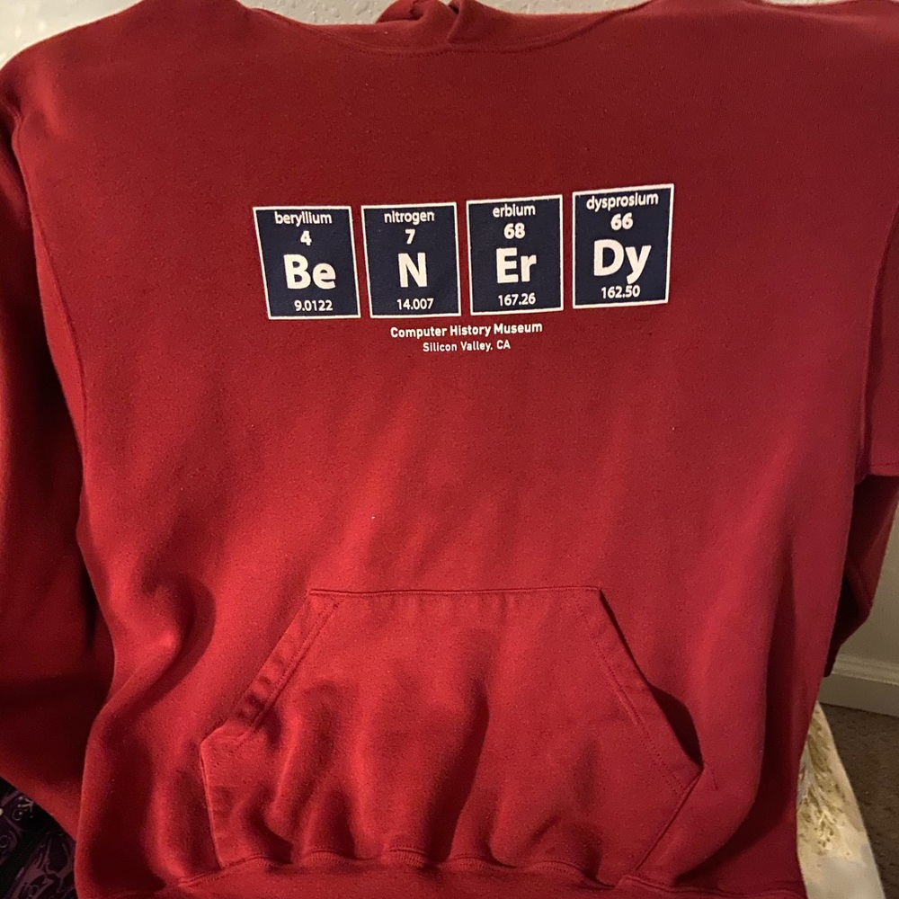 Red hoodie